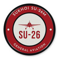 Thumbnail for Sukhoi Su-26M Patches - Circle - Red White