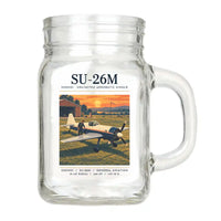 Thumbnail for Sukhoi Su-26M - Poster - Cocktail Glass (Mason Jar)