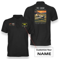Thumbnail for Sukhoi Su-26M - Poster - Double-Side Polo - Black + Name