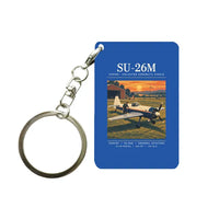 Thumbnail for Sukhoi Su-26M - Poster - Key Chain - Blue