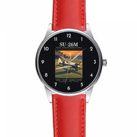 Thumbnail for Sukhoi Su-26M - Poster - Leather Strap - Red Leather Strap