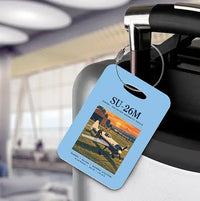 Thumbnail for Sukhoi Su-26M - Poster - Luggage Tag - Light Blue