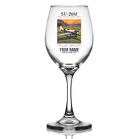 Thumbnail for Sukhoi Su-26M - Poster + Name - Wine Glass