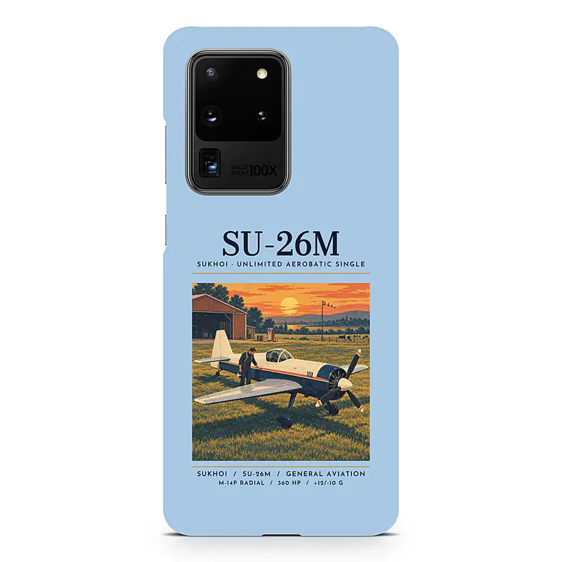 Sukhoi Su-26M - Poster - Samsung Case - Light Blue