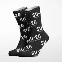 Thumbnail for Sukhoi Su-26M - Socks - Black + Name