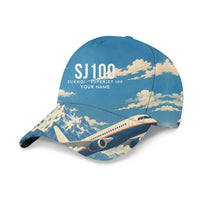 Thumbnail for Sukhoi Superjet 100 3D All-Over Print Clothing - Cap - 3D + Name