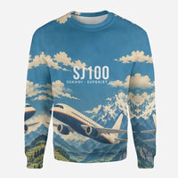 Thumbnail for Sukhoi Superjet 100 3D All-Over Print Clothing - Sweatshirt - 3D