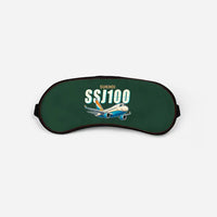 Thumbnail for Sukhoi Superjet 100 - Cartoon - Sleep Mask - Dark Green