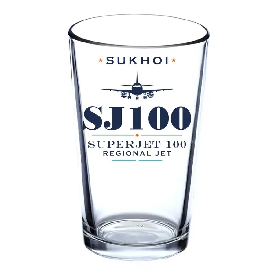 Sukhoi Superjet 100 - Heritage - Beer & Water Glass