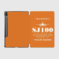 Thumbnail for Sukhoi Superjet 100 - Heritage + Name - Samsung Tablet - Orange