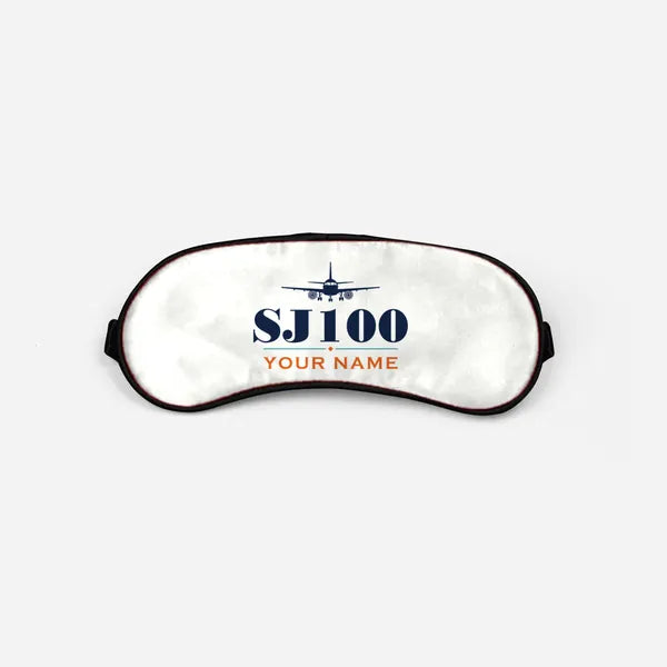 Sukhoi Superjet 100 - Heritage + Name - Sleep Mask - White