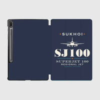 Thumbnail for Sukhoi Superjet 100 - Heritage - Samsung Tablet - Navy Blue