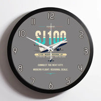 Thumbnail for Sukhoi Superjet 100 - Original - Framed - Gray