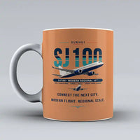 Thumbnail for Sukhoi Superjet 100 - Original - Mug - Orange