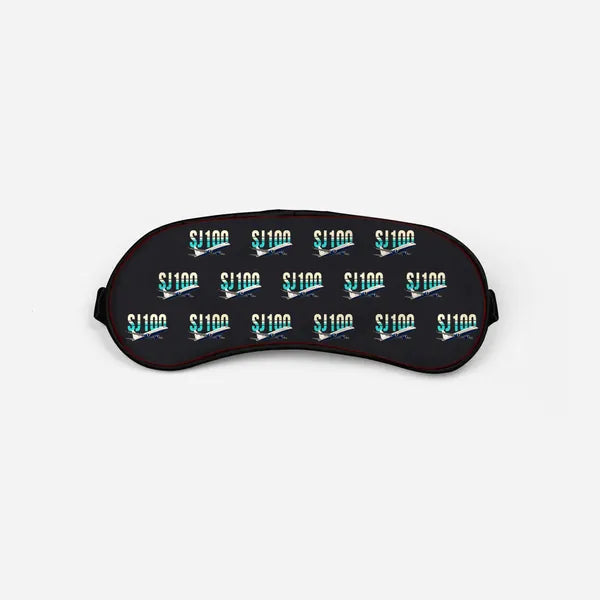 Sukhoi Superjet 100 - Original Pattern - Sleep Mask - Black