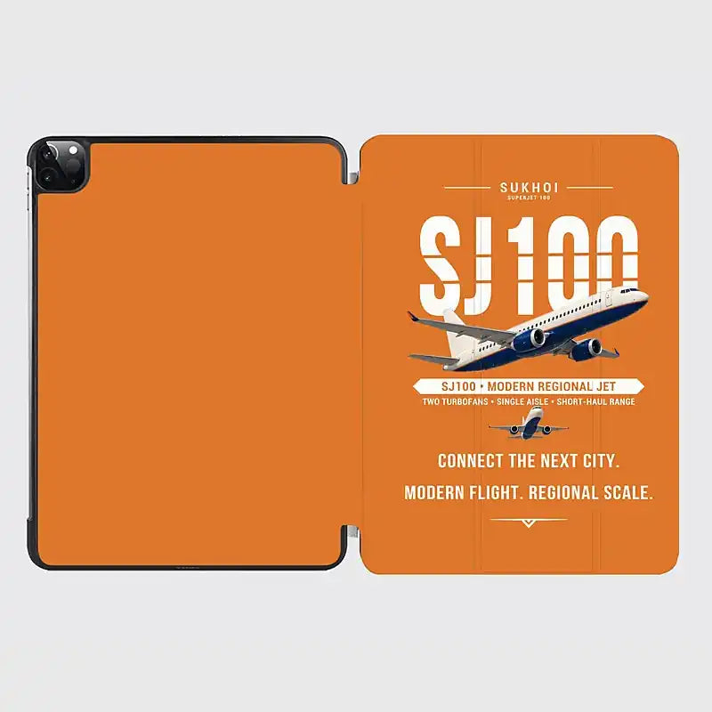 Sukhoi Superjet 100 - Original - iPad Case - Orange