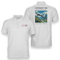 Thumbnail for Sukhoi Superjet 100 - Poster - Double-Side Polo - White