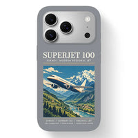 Thumbnail for Sukhoi Superjet 100 - Poster - MagSafe iPhone 17 Pro - Gray