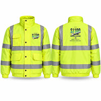 Thumbnail for Sukhoi Superjet 100 Reflective Winter Jackets - Original - Fluorescent Yellow