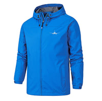 Thumbnail for Sukhoi Superjet 100 Silhouette Designed Rain Jackets & Windbreakers