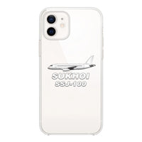Thumbnail for Sukhoi Superjet 100 Designed Transparent Silicone iPhone Cases