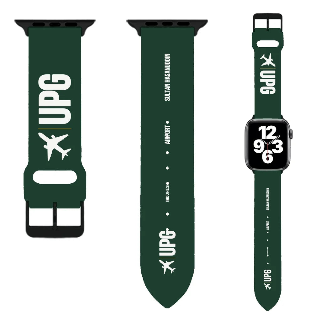WBV6 | Sultan Hasanuddin Airport UPG | Dark Green (Metal Buckle)