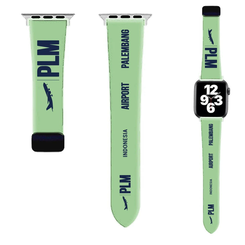 WBV6 | Sultan Mahmud Badaruddin II International Airport PLM | Light Green (Magnetic Band)