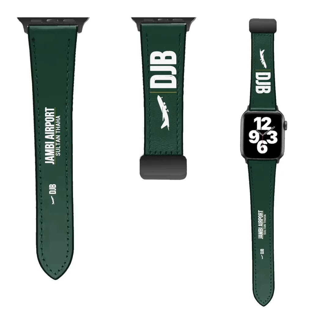 WBV6 | Sultan Thaha Airport DJB | Leather - Dark Green