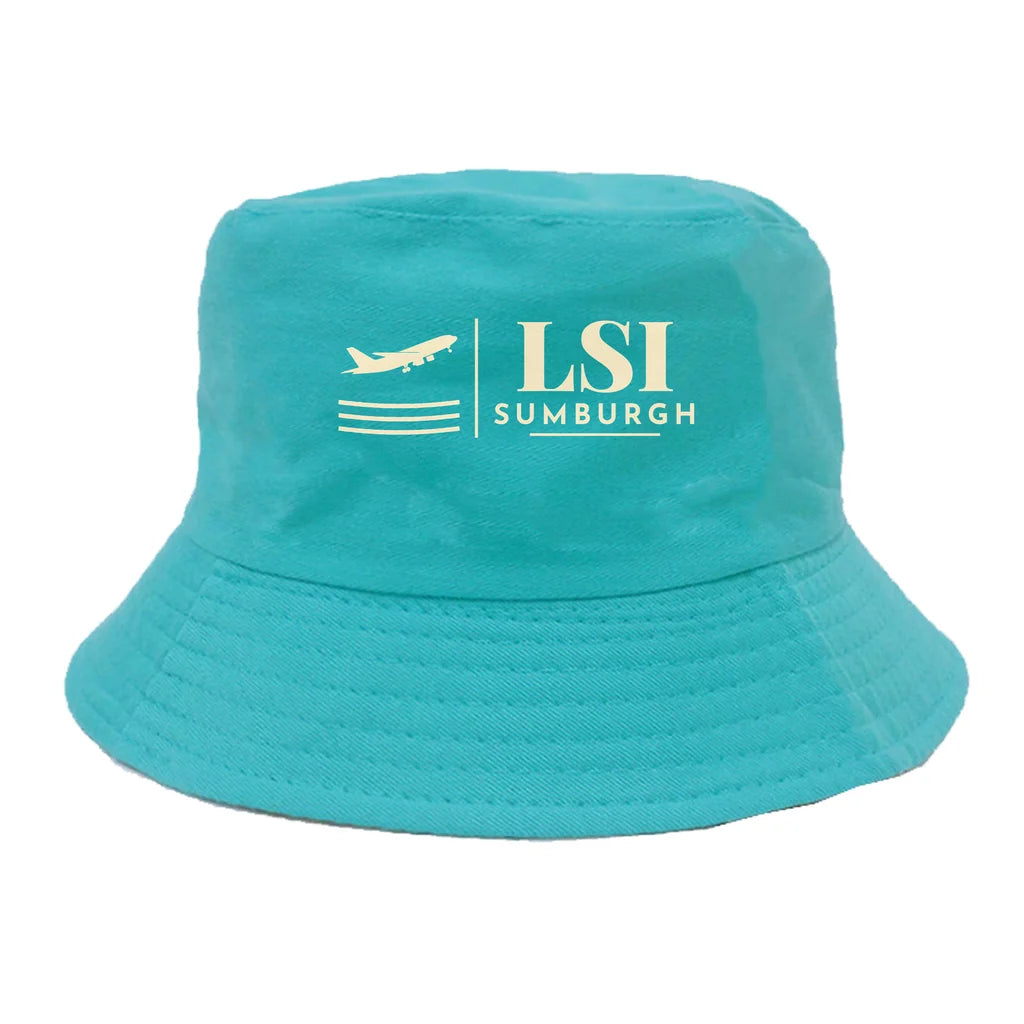 Sumburgh Airport LSI — Shetland (LSI) summer hat - green