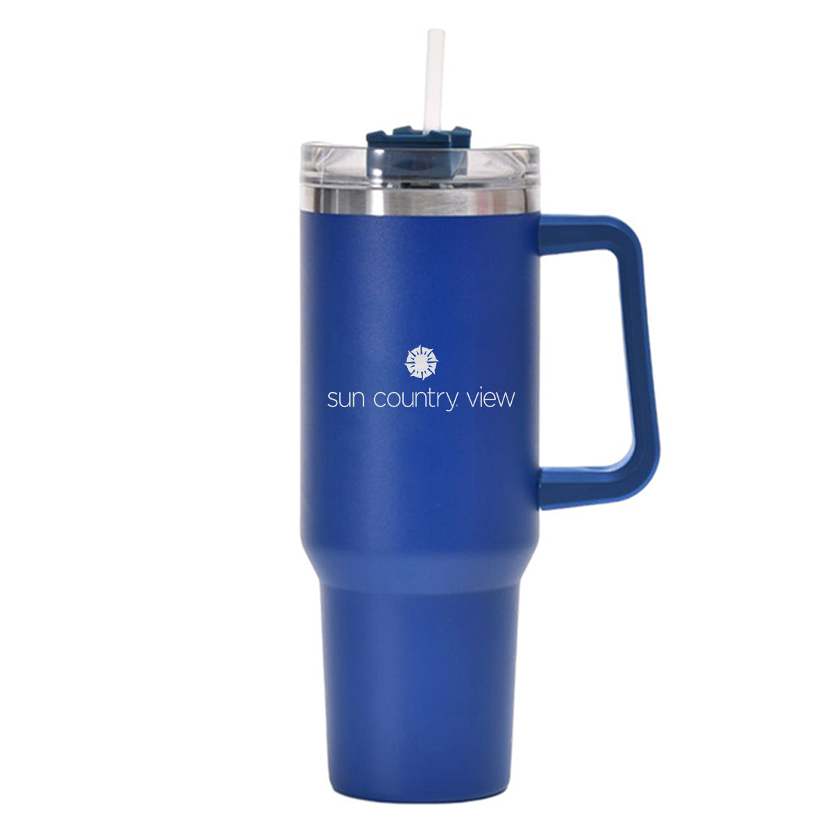 Sun Country Airlines Designed 40oz Stainless Steel Car Mug With Holder