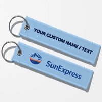 Thumbnail for SunExpress Crew & Staff Tag Key Chains - Light Blue - Personalized