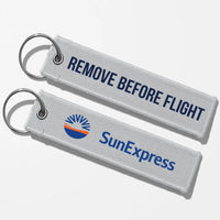 Thumbnail for SunExpress Crew & Staff Tag Key Chains - Light Gray - Remove Before Flight