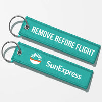 Thumbnail for SunExpress Crew & Staff Tag Key Chains - Turquoise - Remove Before Flight