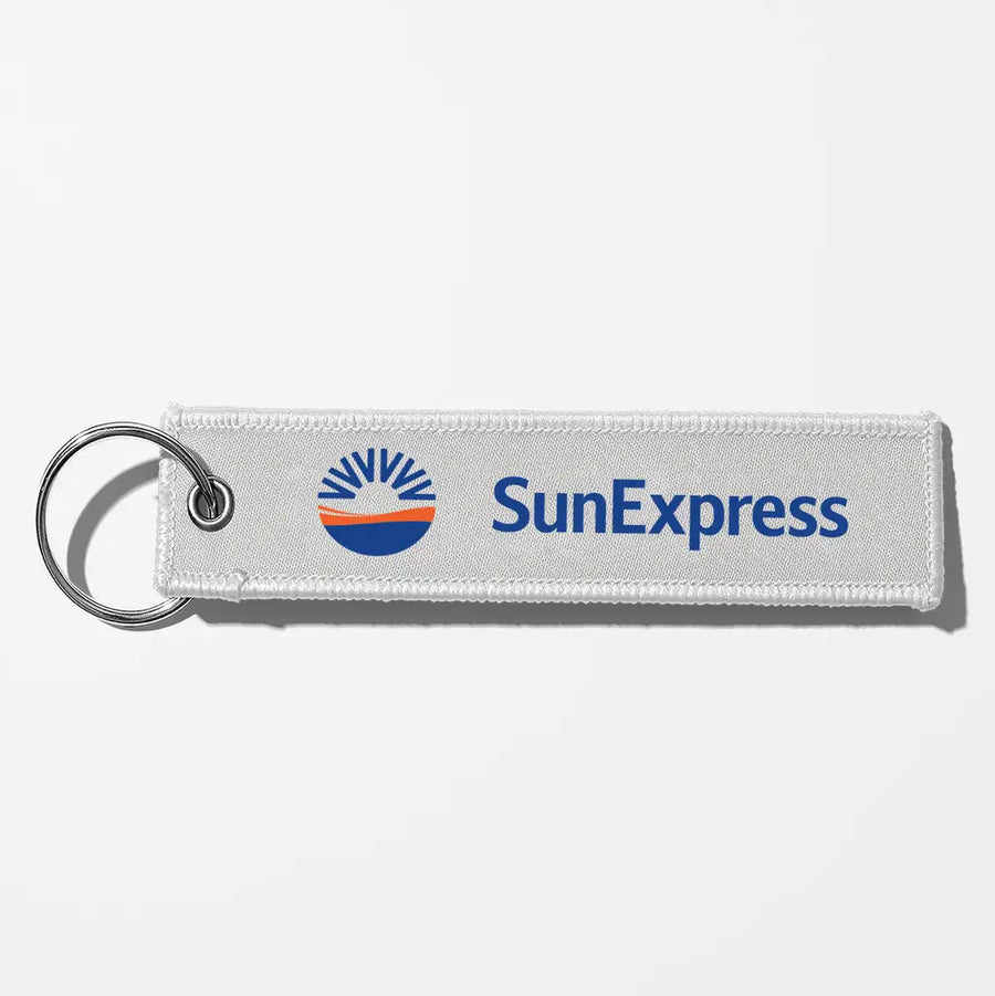 SunExpress Crew & Staff Tag Key Chains - White