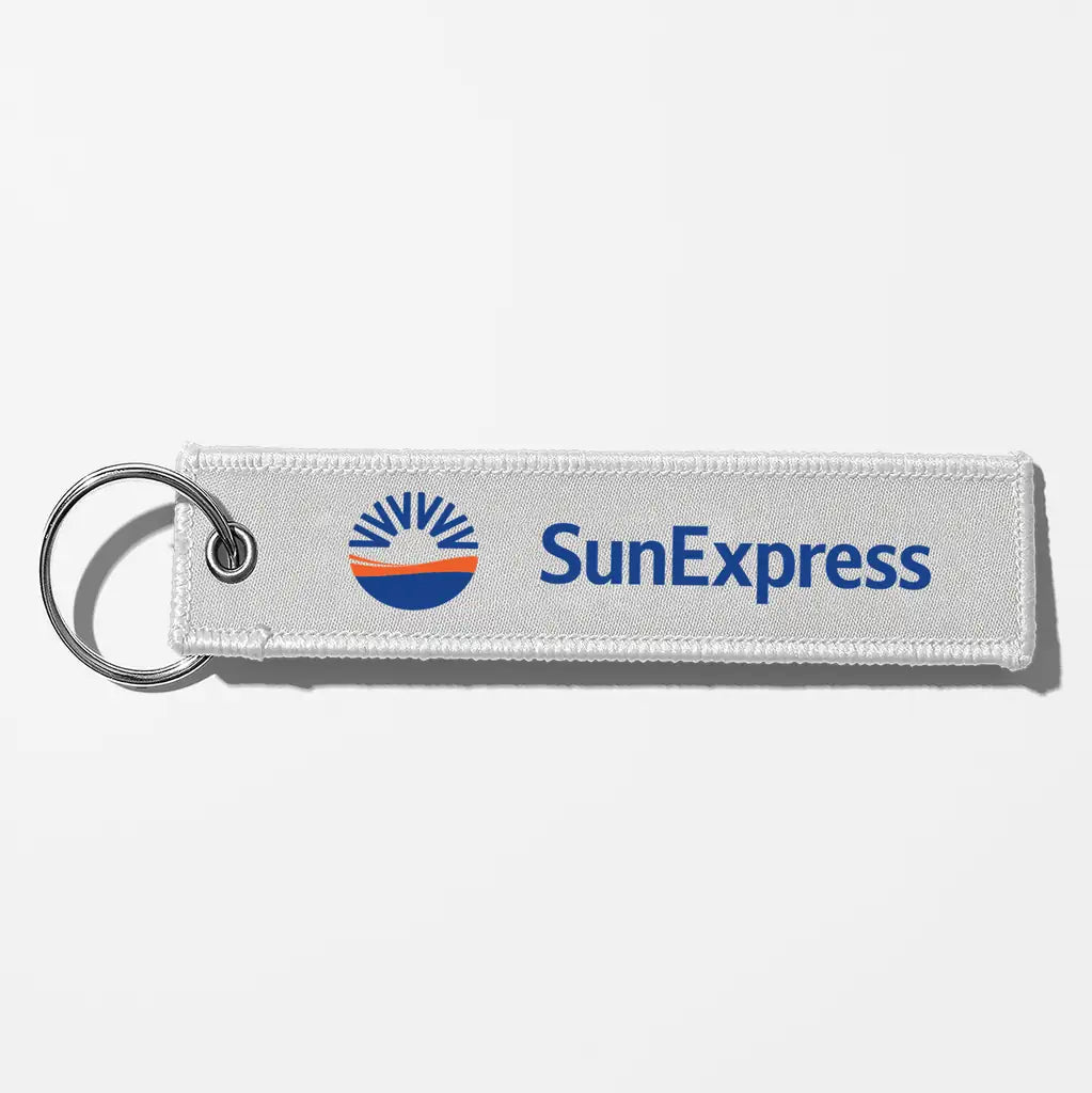 SunExpress Crew & Staff Tag Key Chains - White