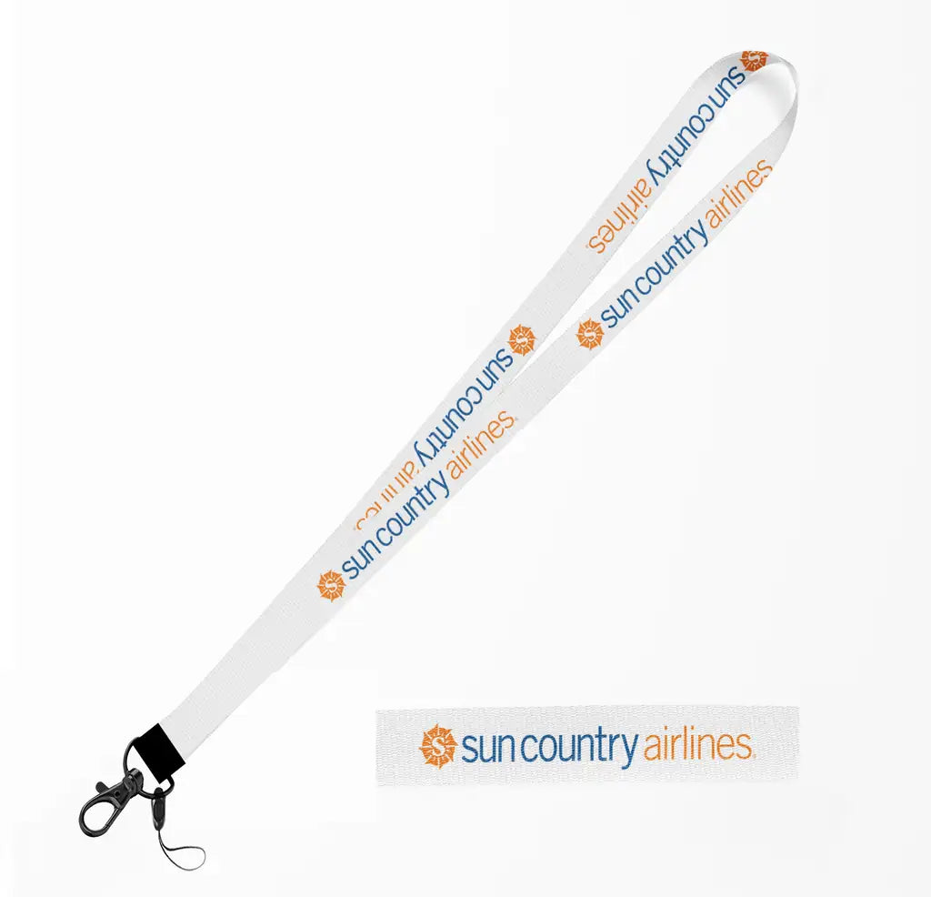 Sun Country Airlines lanyard - white