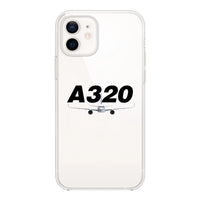 Thumbnail for Super Airbus A320 Designed Transparent Silicone iPhone Cases