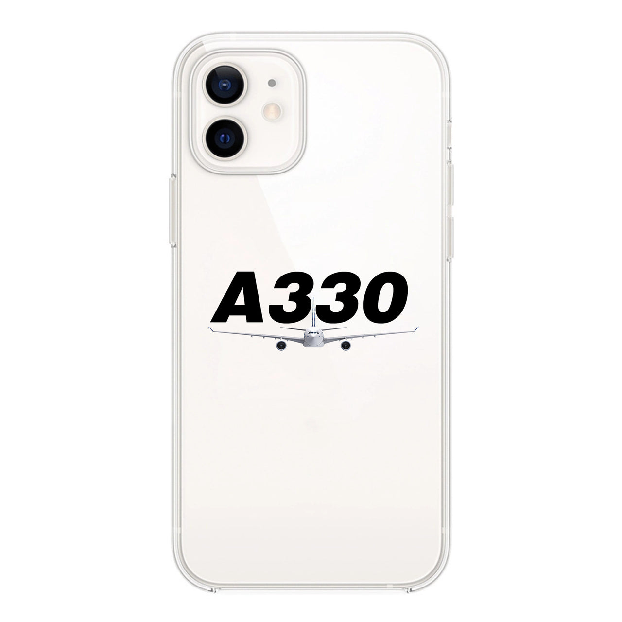 Super Airbus A330 Designed Transparent Silicone iPhone Cases