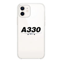 Thumbnail for Super Airbus A330 Designed Transparent Silicone iPhone Cases