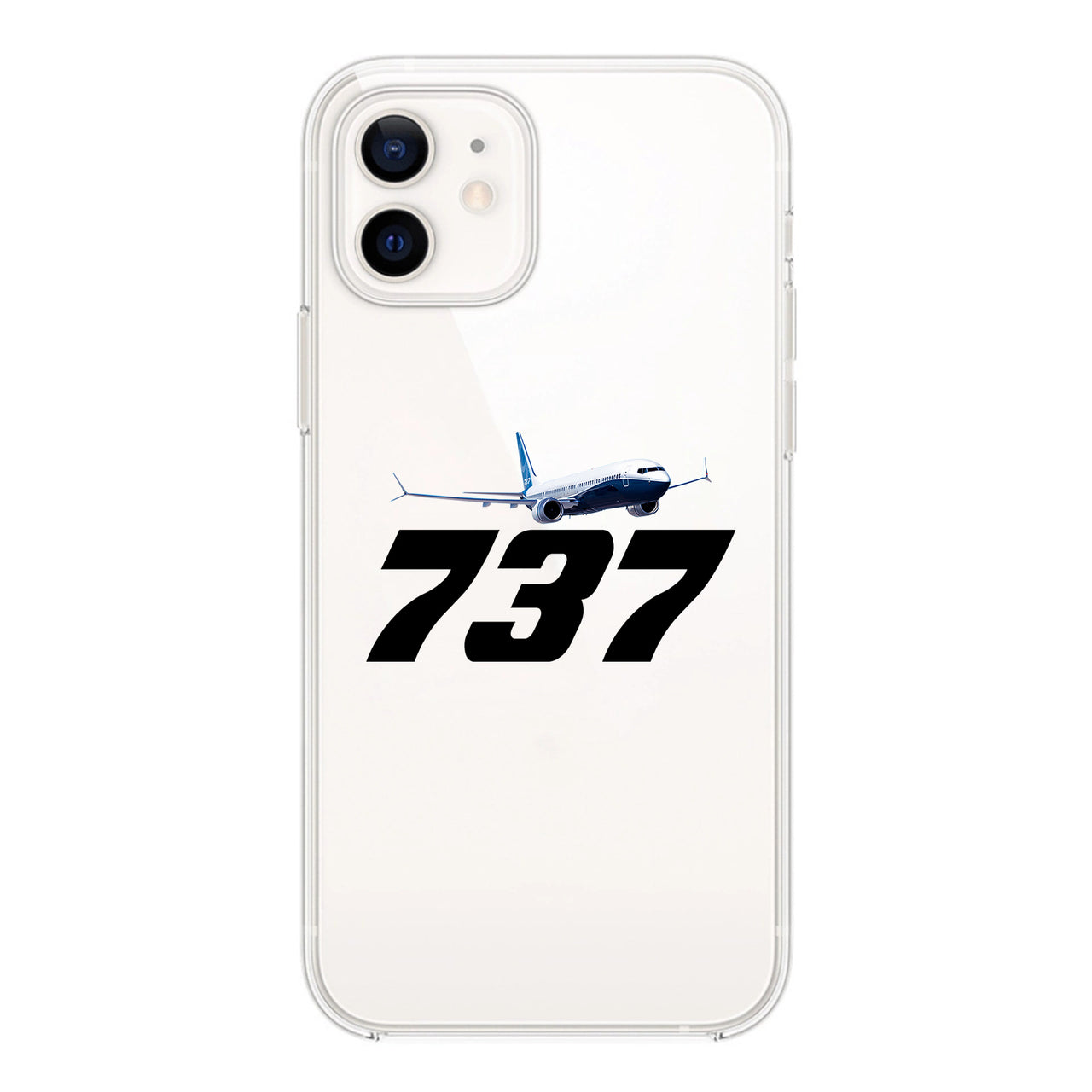 Super Boeing 737-800 Designed Transparent Silicone iPhone Cases