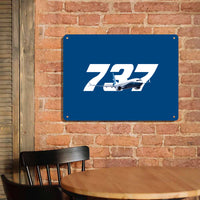 Thumbnail for Super Boeing 737 Printed Metal Sign