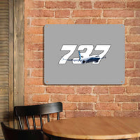 Thumbnail for Super Boeing 737 Printed Metal Sign