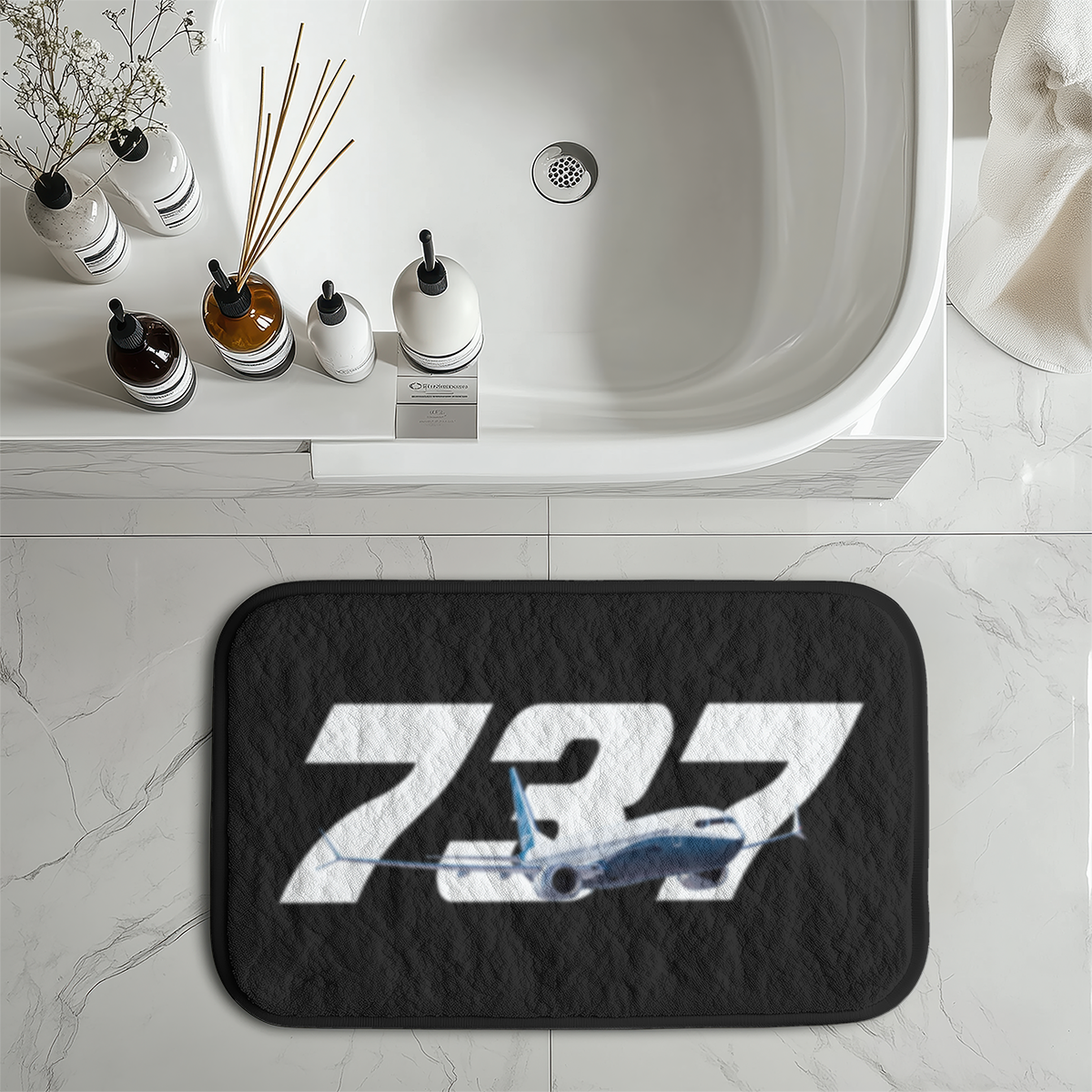 Super Boeing 737 Designed Bath Mats