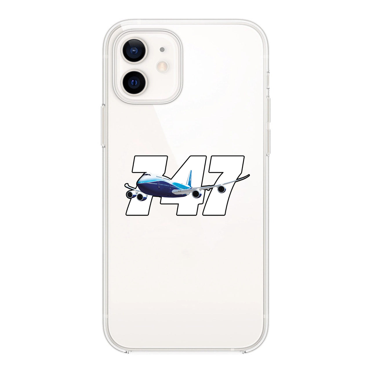 Super Boeing 747 Designed Transparent Silicone iPhone Cases