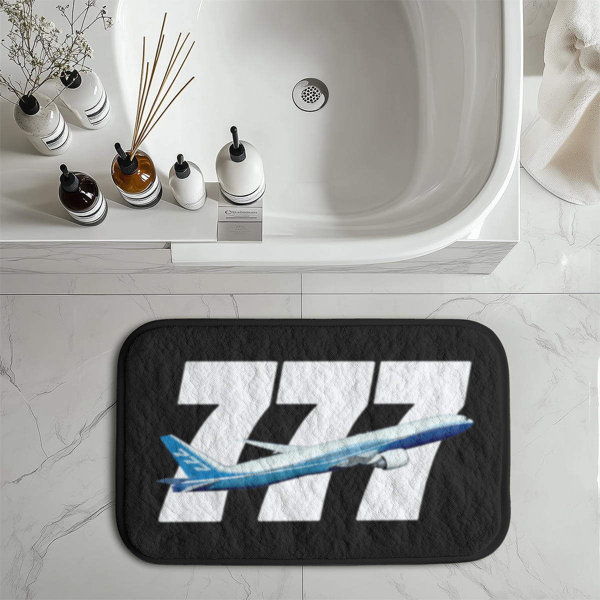 Super Boeing 777 Designed Bath Mats