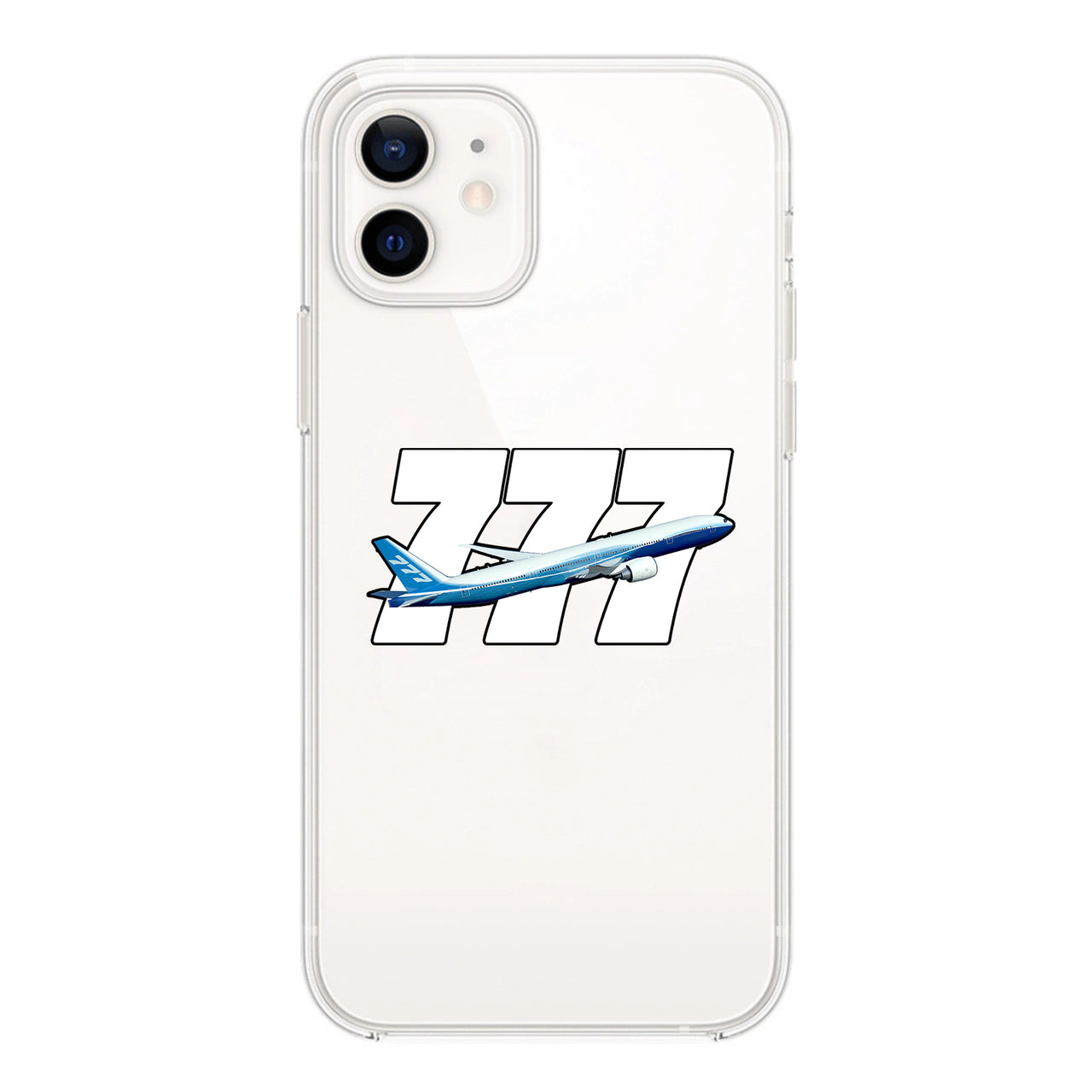 Super Boeing 777 Designed Transparent Silicone iPhone Cases