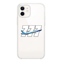Thumbnail for Super Boeing 777 Designed Transparent Silicone iPhone Cases