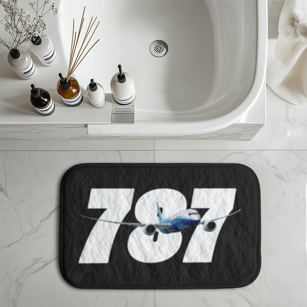 Super Boeing 787 Designed Bath Mats