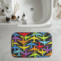 Thumbnail for Super Colourful Airplanes Designed Bath Mats