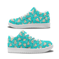 Thumbnail for Super Cool Paper Airplanes Designed Fashion Low Top Sneakers & Shoes